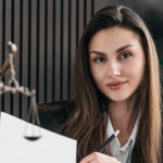 Senior law firm partner reviewing website authority and online visibility metrics